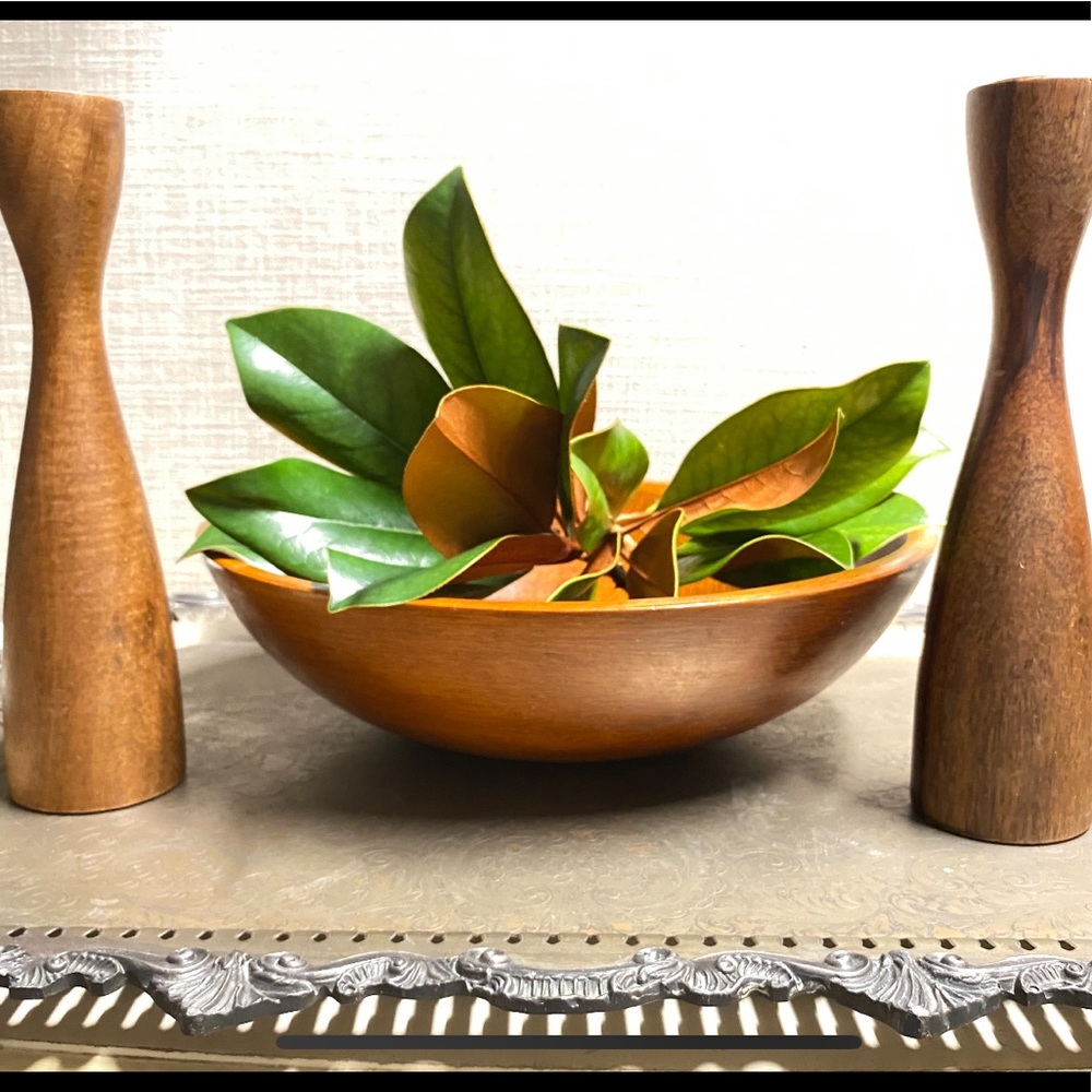 Vintage Wooden Bowl Brainerd & Brainerd Old Colony Studios